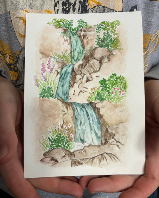 Watercolor Print - Mountain Stream